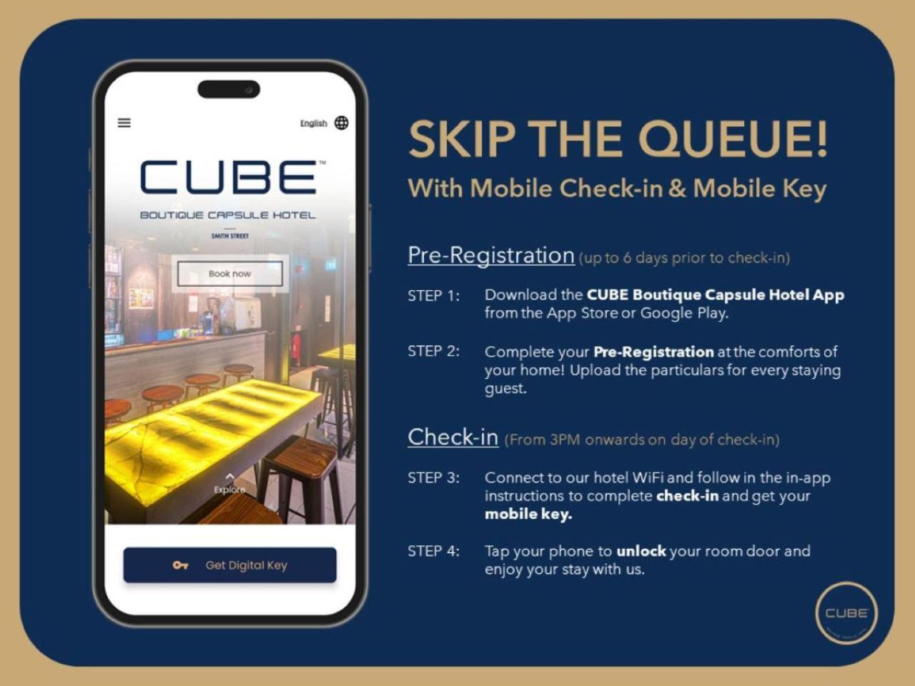 Hotel kapsul Cube Boutique Capsule At Kampong Glam